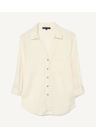 Blusa Para Mujer Manga Larga Color Marfil Marca Seven Seven #28123774 Seven Seven