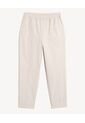 Pantalón Barrel Fluido  Para Mujer Marfil Seven Seven de Seven Seven