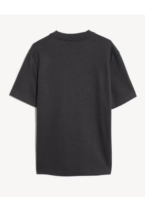 Camiseta En Rib Regular  Para Hombre Azul Seven Seven