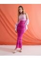 Vestido Largo En Tricot  Para Mujer Rosa Seven Seven de Seven Seven