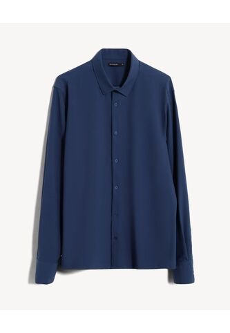 Camisa Stretch Cuello Gales  Para Hombre Azul Seven Seven Seven Seven