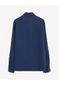 Camisa Stretch Cuello Gales  Para Hombre Azul Seven Seven de Seven Seven