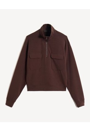 Buzo Para Mujer Cuello Alto O Cuello Tortuga Color Café Marca Seven Seven #28060470