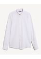 Camisa Regular Con Botonadura Frontal  Para Hombre Crudo Seven Seven de Seven Seven