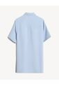 Camisa Regular Manga Corta  Para Hombre Azul Seven Seven de Seven Seven