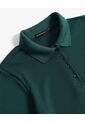 Polo Slim Acanalada  Para Mujer Verde Seven Seven de Seven Seven