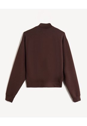 Buzo Para Mujer Cuello Alto O Cuello Tortuga Color Café Marca Seven Seven #28060470