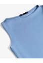 Body Cuello Bandeja Licrado  Para Mujer Azul Seven Seven de Seven Seven