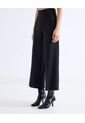 Pantalón Culotte Con Pinzas  Para Mujer Negro Seven Seven de Seven Seven