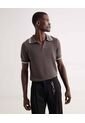 Polo Tejido Fit Regular  Para Hombre Verde Seven Seven de Seven Seven