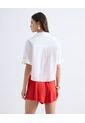 Blusa Holgada Con Bolsillos  Para Mujer Blanco Seven Seven de Seven Seven