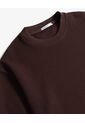 Camiseta Oversize Texturizada  Para Hombre Café Seven Seven de Seven Seven