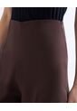 Pantalón Culotte Con Pinzas  Para Mujer Camel Seven Seven de Seven Seven