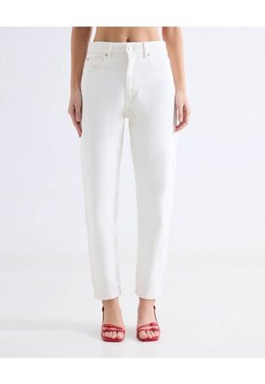 Jean Mom Tono Blanco  Para Mujer Blanco Seven Seven