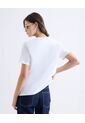 Camiseta Estampada Contemporary Art  Para Mujer Blanco Seven Seven de Seven Seven