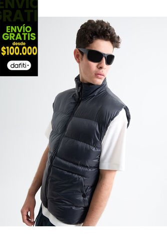 Chaleco Para Hombre  Color Negro Marca Seven Seven #45250006 Seven Seven