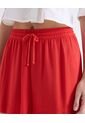 Short Fluido Con Lazo  Para Mujer Rojo Seven Seven de Seven Seven