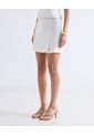 Falda Short Fluido  Para Mujer Blanco Seven Seven de Seven Seven