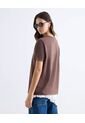 Camiseta Estampada Berry Sweet  Para Mujer Café Seven Seven de Seven Seven