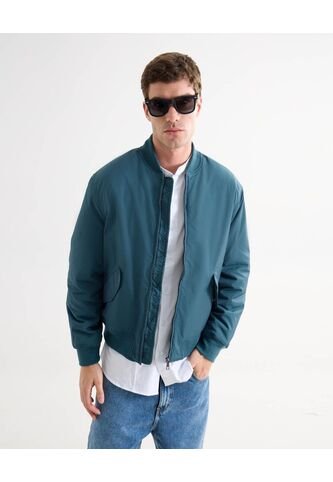 Chaqueta Bomber Con Cierre Y Bolsillos  Para Hombre Agua Seven Seven Seven Seven