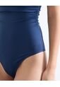 Body Cuello Redondo Licrado  Para Mujer Azul Seven Seven de Seven Seven