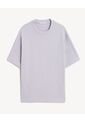 Camiseta Oversize Texturizada  Para Hombre Lila Seven Seven de Seven Seven