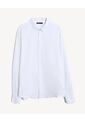 Camisa Stretch Cuello Gales  Para Hombre Marfil Seven Seven de Seven Seven