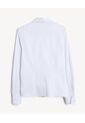 Blusa Camisera Con Pinzas  Para Mujer Marfil Seven Seven de Seven Seven