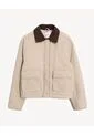 Chaqueta Retro Con Bolsillos  Para Mujer Beige Seven Seven de Seven Seven