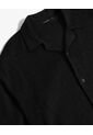 Camisa Resort Texturizada  Para Hombre Negro Seven Seven de Seven Seven