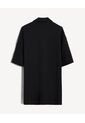 Camisa Resort Texturizada  Para Hombre Negro Seven Seven de Seven Seven
