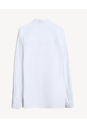 Camisa Stretch Cuello Gales  Para Hombre Marfil Seven Seven
