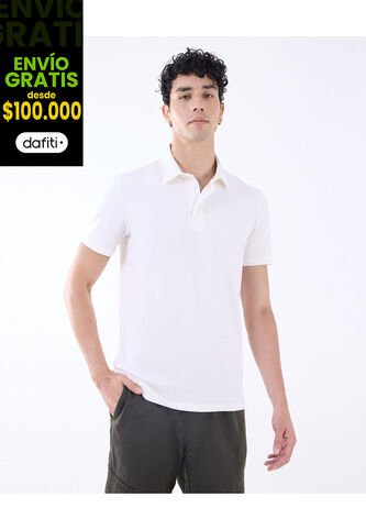 Polo Para Hombre Cuello Maquina  Color Crudo Marca Seven Seven #45110862 Seven Seven