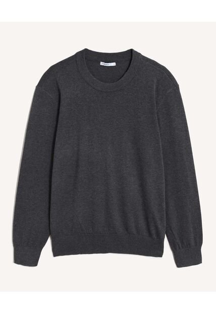 Saco Básico En Tricot  Para Hombre Gris Seven Seven