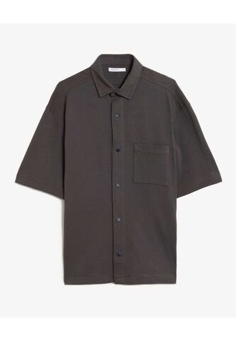 Sobrecamisa Texturizada  Para Hombre Café Seven Seven Seven Seven
