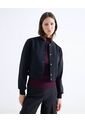 Chaqueta  Para Mujer Bomber Color Negro Marca Seven Seven #28081022 de Seven Seven