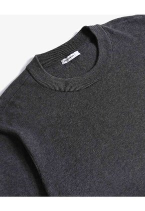 Saco Básico En Tricot  Para Hombre Gris Seven Seven