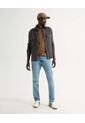 Sobrecamisa De Sarga  Para Hombre Gris Seven Seven de Seven Seven