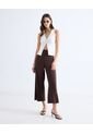 Top Tejido Escote En V Con Botones  Para Mujer Blanco Seven Seven de Seven Seven