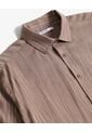 Camisa Relaxed Ligera  Para Hombre Café Seven Seven de Seven Seven