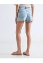 Short Denim Con Desgastes  Para Mujer Azul Seven Seven de Seven Seven