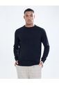 Saco Para Hombre Cuello Redondo Color Negro Marca Seven Seven #45330223 de Seven Seven