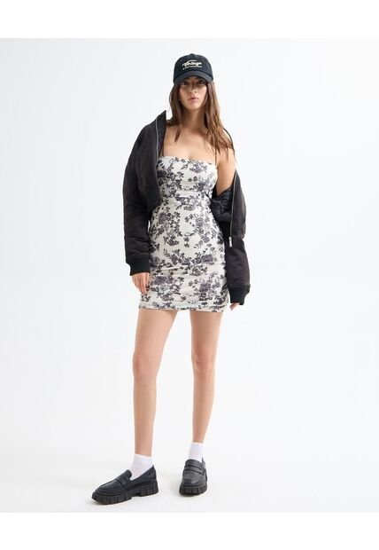 Vestido Para Mujer M/Sisa Corto Color Crema Marca Seven Seven #28171346