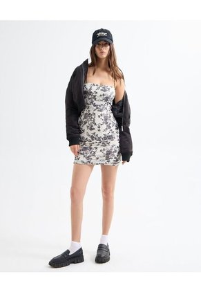 Vestido Para Mujer M/Sisa Corto Color Crema Marca Seven Seven #28171346