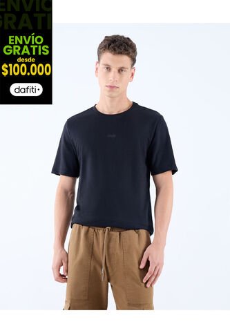 Camiseta Para Hombre Manga Corta Cuello Redondo Color Negro Marca Seven Seven #45092653 Seven Seven