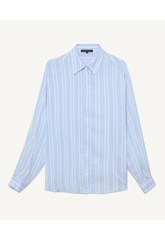 Blusa Para Mujer Manga Larga Color Azul Claro Marca Seven Seven #28123738 Seven Seven