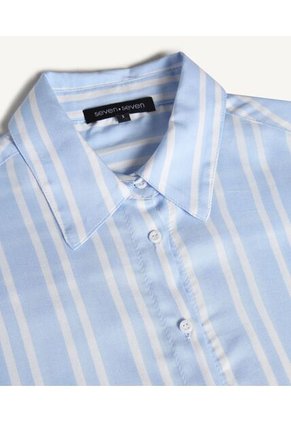 Blusa Para Mujer Manga Larga Color Azul Claro Marca Seven Seven #28123738