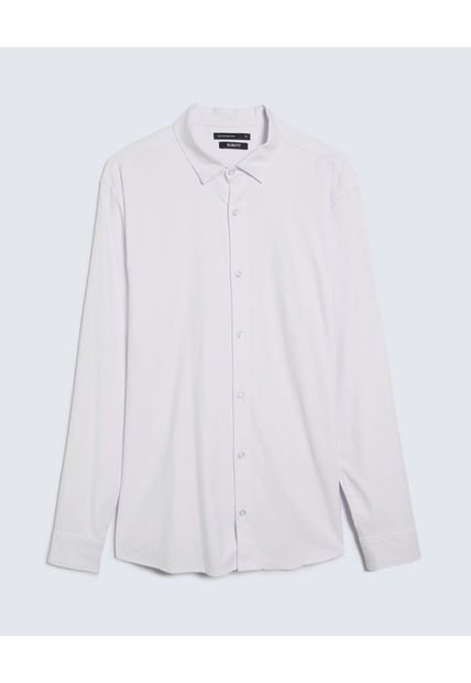 Camisa Para Hombre Manga Larga  Color Blanco Marca Seven Seven #45012013