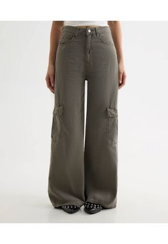 Jean Para Mujer Wide-Leg Color Gris Marca Seven Seven #28160938 Seven Seven