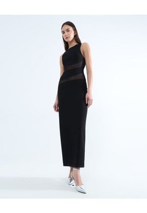 Vestido Para Mujer Manga Sisa Color Negro Marca Seven Seven #28171308